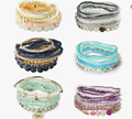 6 Sets Bohemian Stackable Bead Bracelets for Women Bracelet Set