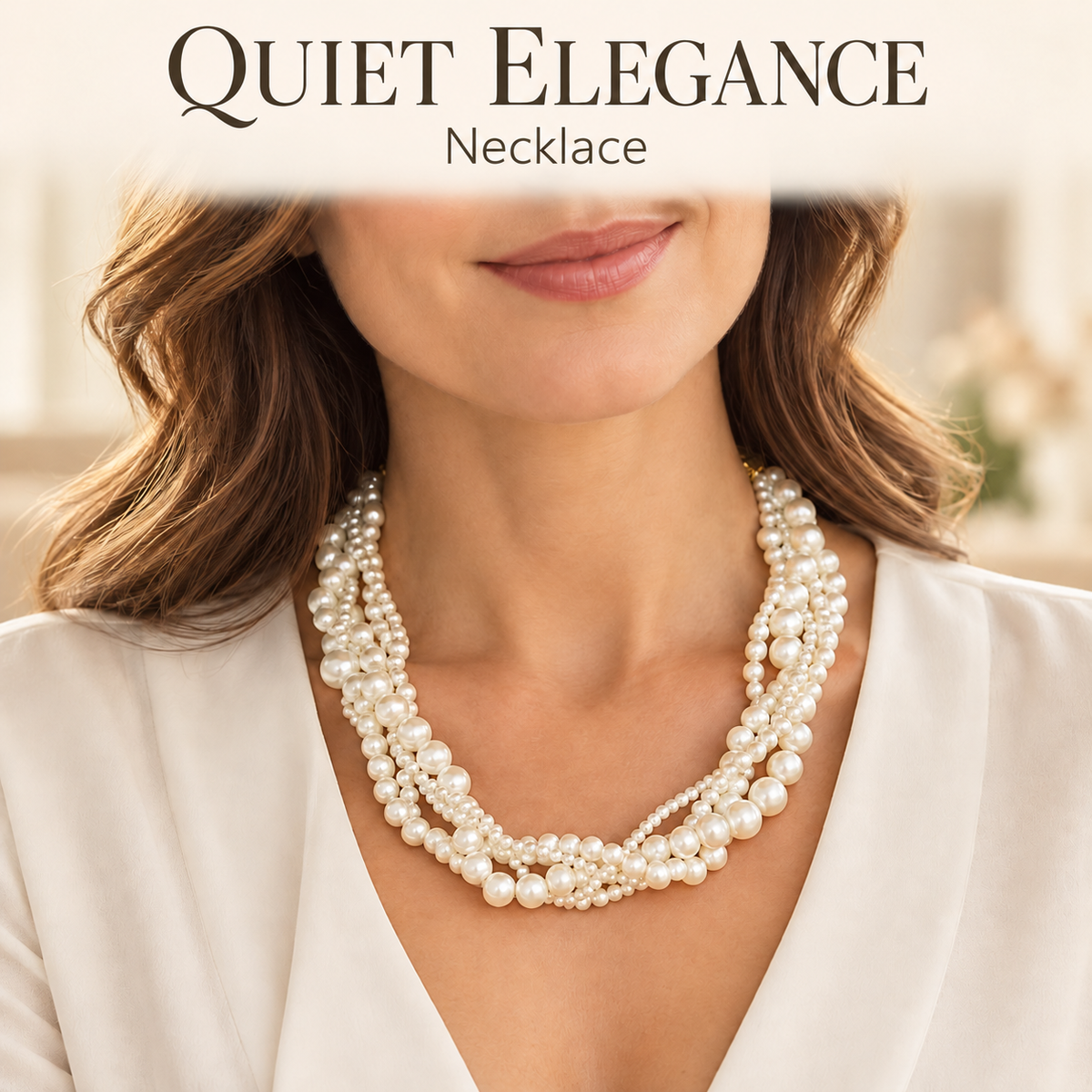001Beaded Statement Necklaces for Women Layered Chunky Bead Necklace Fashion Costume Jewelry Gifts for Mom