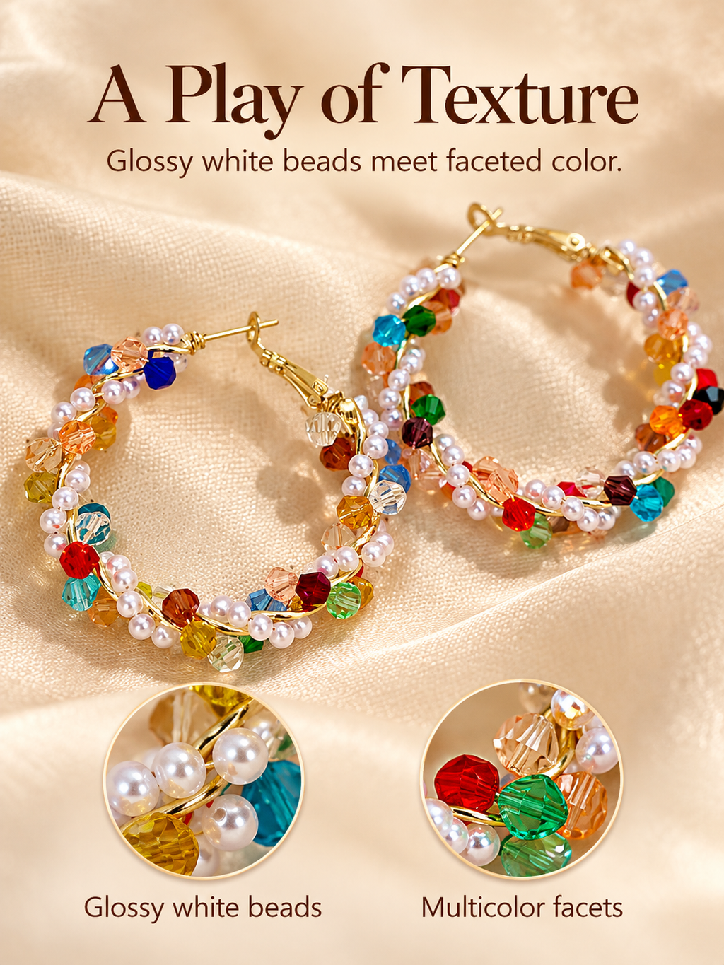 0010sead bead style earing