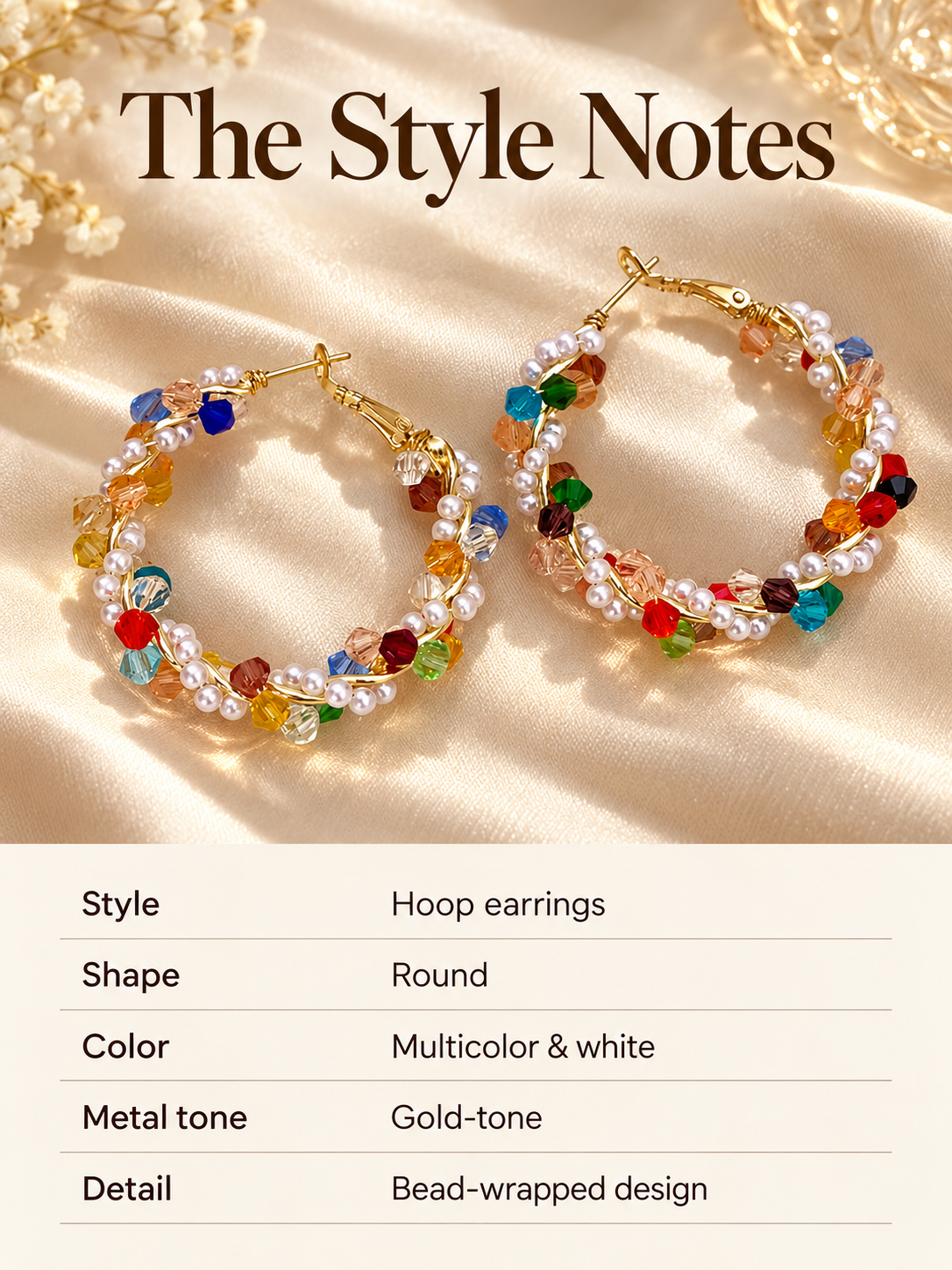 0010sead bead style earing