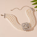 007 glass pearl Bead Necklace Women's Beads Fashion Necklace pearl white color gift